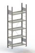 META COMPACT Büro-Steckregal, RAL 7035 lichtgrau, einseitig nutzbar Produktbild img1 S