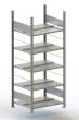 META COMPACT Büro-Steckregal doppelseitig, Grundregal RAL 7035 lichtgrau Produktbild img1 S