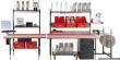 Höheneinstellbarer Pack- und Arbeitstisch (stufenlos höhenverstellbar 690–960 mm) Produktbild img1 S