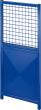 Trennwandgitter – Typ Draht/Blech-Kombination, RAL 5010 enzianblau Produktbild img1 S