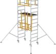 Ein-Personen-Gerüst Plattform B1200xT600 mm Plattformhöhe 4,10 m Arbeitshöhe bis 6,10 m Produktbild img4 S
