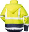 PU-Warnschutz-Pilotjacke leuchtgelb/marine Produktbild img2 S