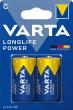 Batterie LONGLIFE VARTA Power C 2er Blister Produktbild img1 S