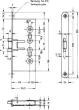 Einsteckschloss 1009 P 65mm rechts + links Produktbild img2 S