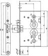 Einsteckschloss 1009 PL 65mm für Stahltüren rechts + links Produktbild img2 S