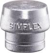SIMPLEX-Ersatzkopf Weichmetall, silber Produktbild img1 S