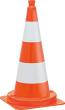 Verkehrsleitkegel, orange/weiß Produktbild img1 S