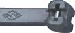 Kabelbinder mit Stahlnase, schwarz Produktbild img2 S