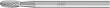 HM-Kleinfrässtift, 3-mm-Schaft, Tropfenform TRE, Zahnung 5 Produktbild img1 S