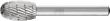 Frässtift HSS TropfenformO 1220 3 6mm 12x20mm Pferd Produktbild