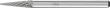 Kleinfrässtift HM Spitzkegelform 0311 4 3mm3x11mm Pferd Produktbild img1 S
