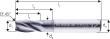 VHM-Schaftfräser ecoSpeedcut-Universal, kurz, ALUNIT-S® Produktbild img2 S
