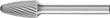 HM-Frässtift, 6-mm-Schaft, Rundbogenform RBF (Baumform), Zahnung 3 Produktbild img4 S