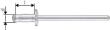 Blindniet PolyBulb Alu/Stahl Flachrundkopf 4,8x11mm GESIPA Produktbild