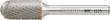 HM-Frässtift, 6-mm-Schaft, Kugelzylinderform WRC (Walzenrund), Zahnung C Produktbild img6 S