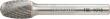 HM-Frässtift DIN 8032, mit 6-mm-Schaft, Tropfenform TRE, Zahnung C Produktbild img3 S