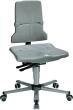 Bimos Arbeitsstuhl 9823-1000 Sintec 2 grau Sitzhöhe 430-580 mm mit Rollen Produktbild
