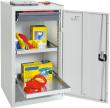 Beistellschrank B500xT500xH1000 mm RAL7035 1 Schublade, 2 Wannen Produktbild