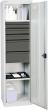 Werkzeug- und Materialschrank Serie 3000, 3 Schubladen 100 mm, 2 Schubladen 200 mm, 2 Wannenböden Produktbild img1 S