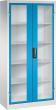Schwerlastschrank, mit Flügeltüren, RAL 7035/5012 Produktbild img1 S