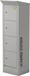 E-Bike Ladestation 600x500x2095/2000mm KEY Lock RAL 7035 Produktbild img1 S