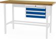 Arbeitstisch, 3 Schubladen 3x 100 mm Produktbild img1 S