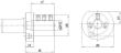 VDI-Werkzeughalter, Form E2 Produktbild img2 S